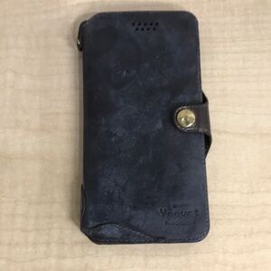 Yogurt Case for iPhone 8 Plus iPhone 7 Plus Genuine Leather Wallet Handmade